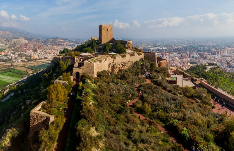 Lorca Castle the Fortaleza del Sol