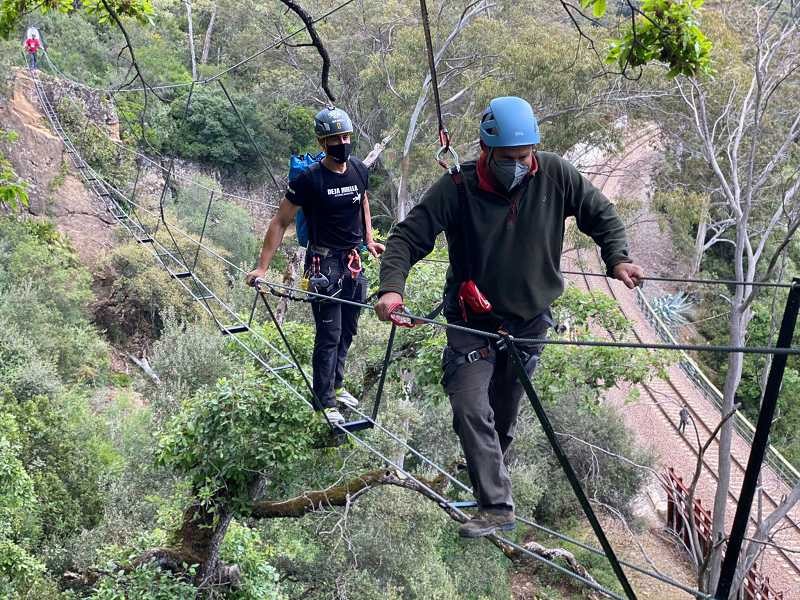 New Via Ferreta overhead adventure trail open in El Colmenar, Málaga