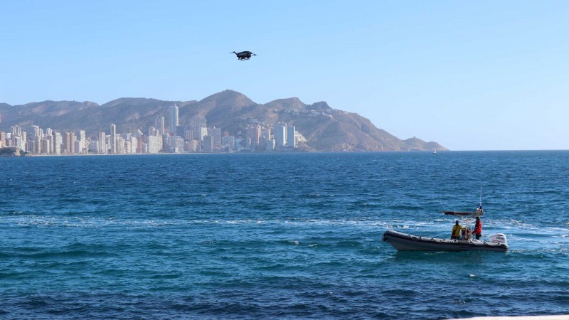 WATCH: Video shows drone rescuing of drowning swimmer in Benidorm drill