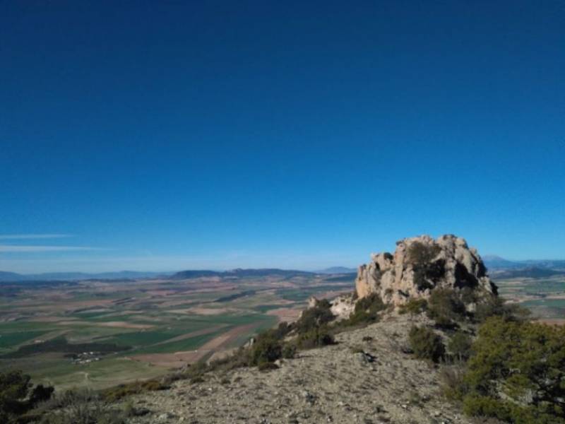 The Sierra de Mojantes in Caravaca de la Cruz