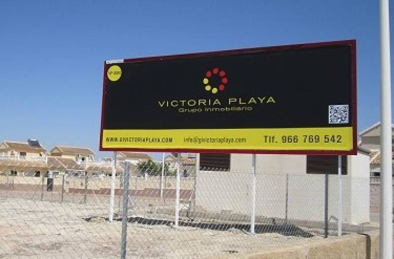 Concern as large billboards appear on vacant Camposol land plots