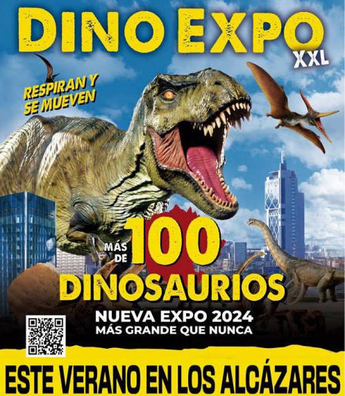 Until July 31 Huge dinosaur exhibition in Los Alcazares