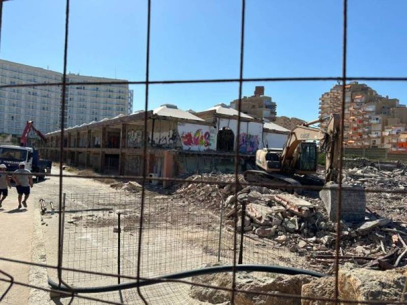 Ruins of La Manga shopping arcade pulled down but what comes next?