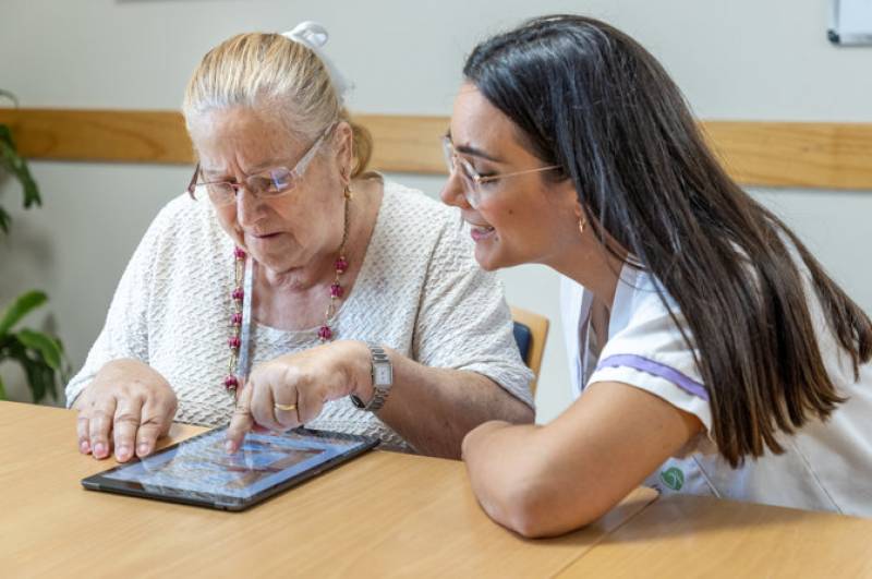 Innovation and technological in care for the elderly at DomusVi Ciudad de Murcia residence in Murcia