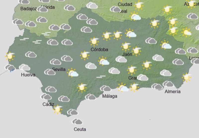 What the will weather be like in Andalusia this weekend: Forecast November 7-10