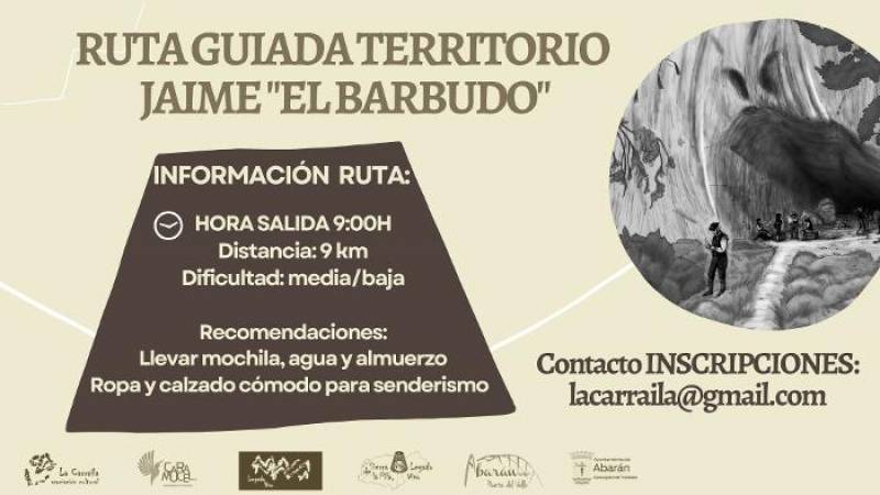 December 1 Guided hike to commemorate the bicentenary of the death of bandit Jaime El Barbudo