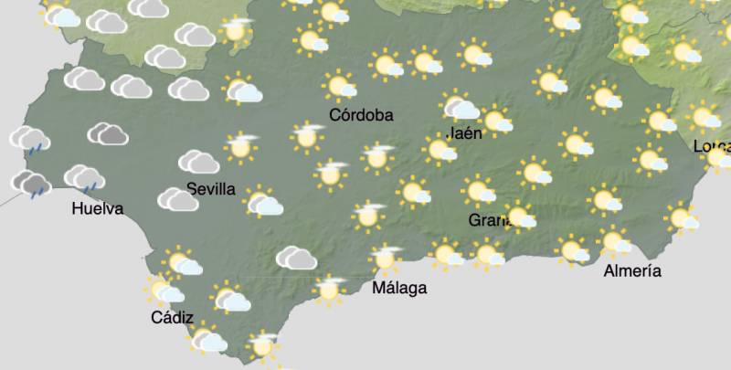 Andalucia weather forecast January 2-5: Sunshine until Saturday, rain on Sunday