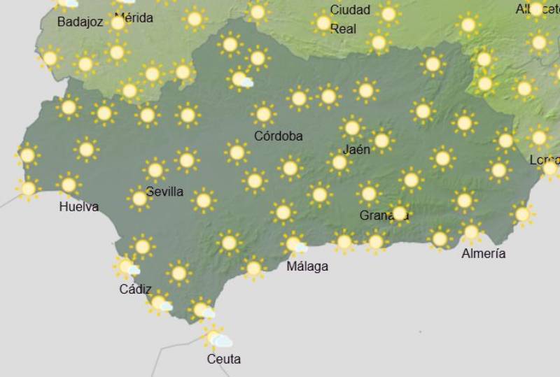 Andalusia weekly weather forecast February 3-9: Cold spell continues with scattered showers