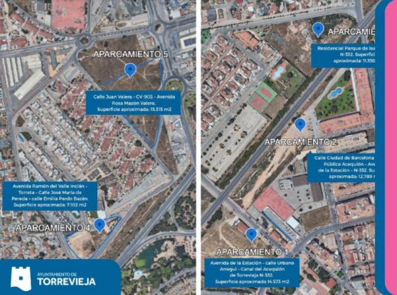 Torrevieja unveils plans for 6 new city centre car parks