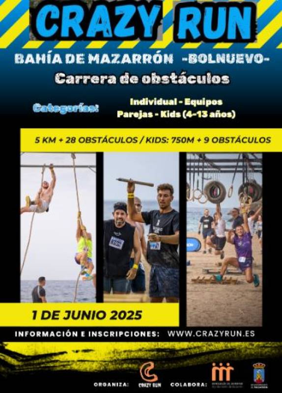 June 1 Bolnuevo Crazy Run in Mazarrón Bay