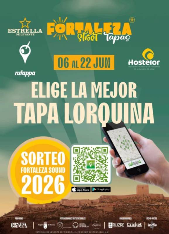 June 6 to 22 Fortaleza Street Tapas in Lorca