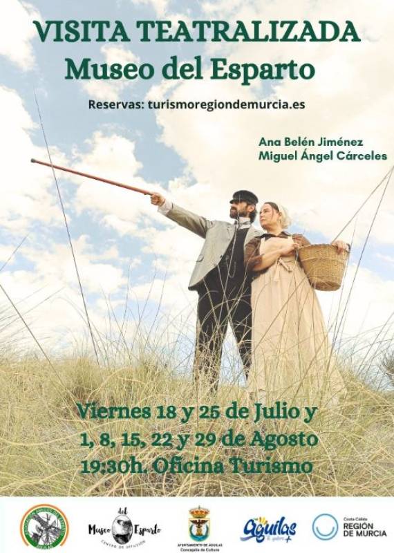 July 18 Free dramatized visit to the esparto grass museum of Aguilas