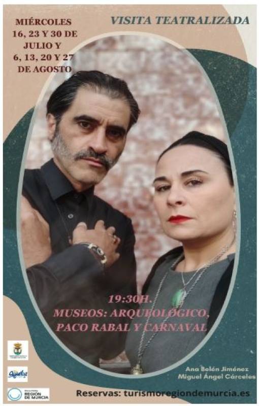 July 16 Free dramatized tour of three museums of Aguilas