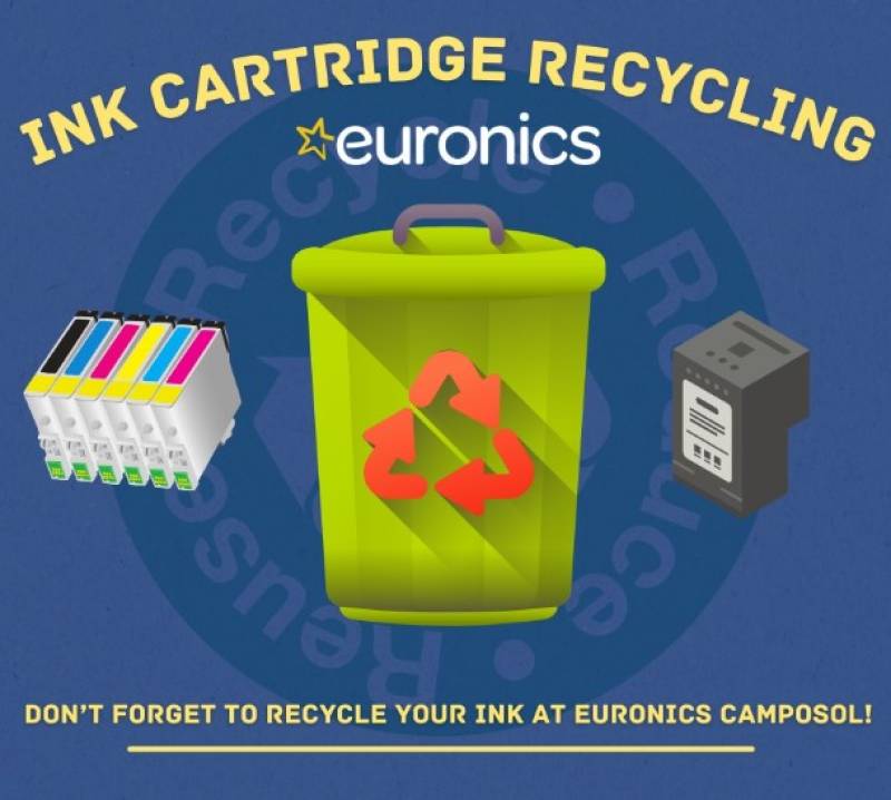Recycle your printer ink at Euronics Camposol and help protect the planet