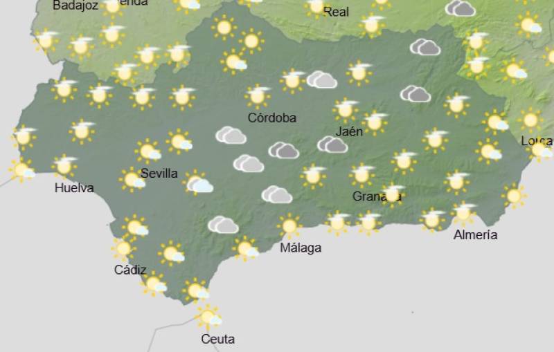 Andalucía weekly weather forecast October 20-23: Mists, sunny spells and patchy showers
