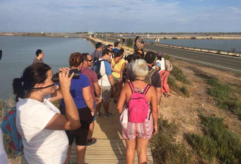 November 9 Free guided walk for all the family in the salt flats of San Pedro del Pinatar