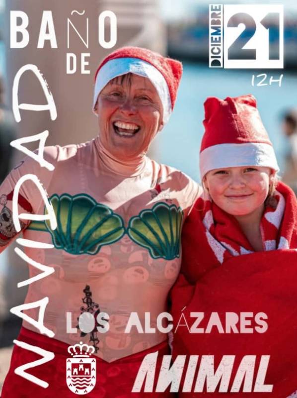 December 21 The traditional Christmas swim in Los Alcázares!