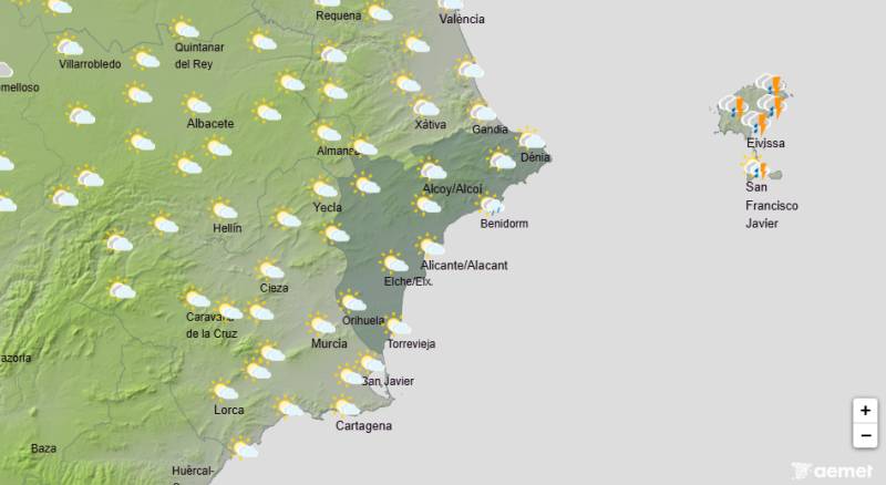 Rain and cooler weather on the way again: Alicante weather forecast January 15-18
