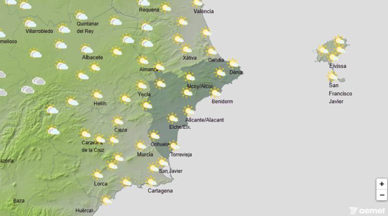 Brighter weather ahead but strong winds remain a concern: Alicante weather forecast February 9-12