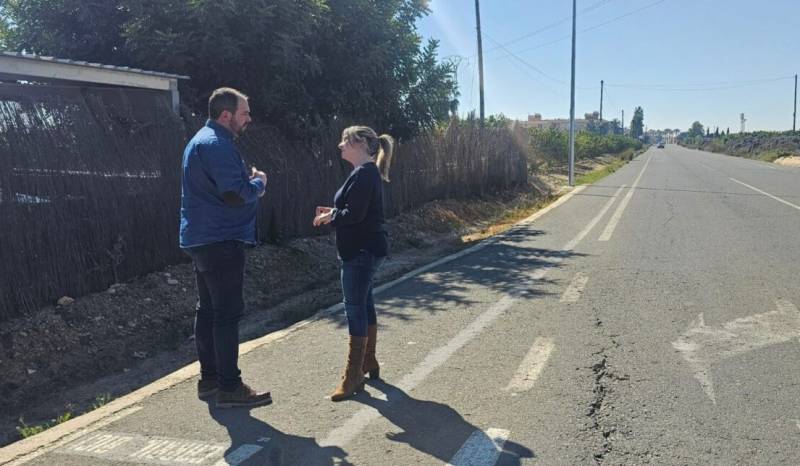 Los Alcázares tackles dangerous 'black spot' with new bike lane to San Javier