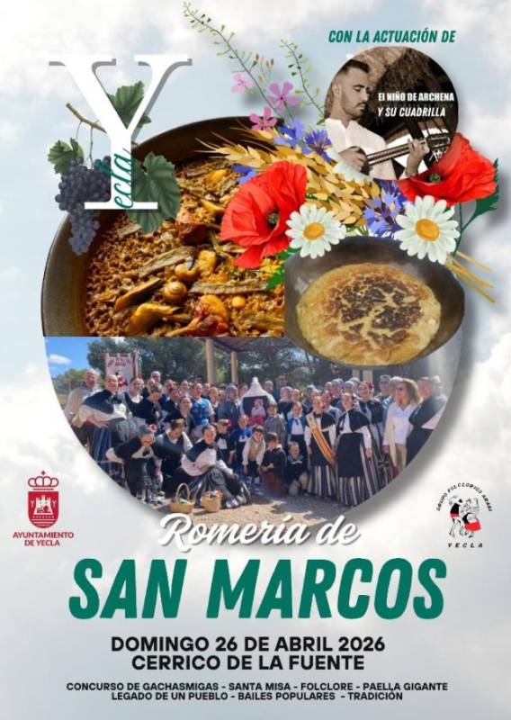 April 26 The Romería of San Marcos in Yecla 