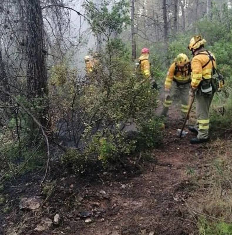 Lightning strikes spark multiple wildfire alerts across Murcia during Sunday storms