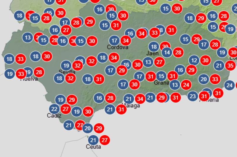 Andalucía weekly weather forecast August 17-20: Storms and rain signal a change after weeks of intense heat