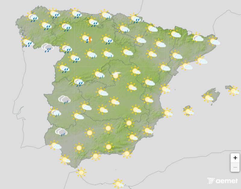 Spain weather forecast August 24-27: Storms, sunshine and a sharp temperature drop