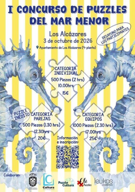 October 3 Jigsaw puzzle tournament in Los Alcázares